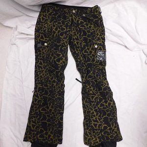 BURTON S Camo Print Snow Pants EEUC
